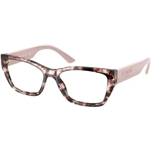 Klassische Havana-Rahmenbrille , unisex, Größe: 54 MM - Prada - Modalova