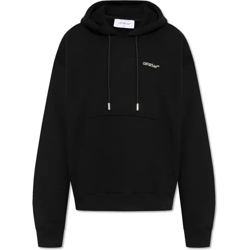 Sweatshirt mit Logo , Herren, Größe: S - Off White - Modalova