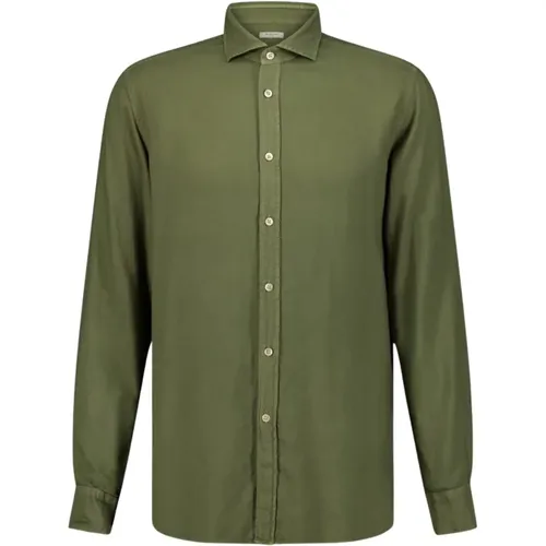 Long-Sleeve Buttoned Shirt , male, Sizes: M - Boglioli - Modalova