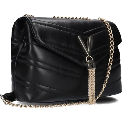 Schwarze Flap Tasche Umhängetasche,Elegante Flap Bag für Frauen - Valentino by Mario Valentino - Modalova