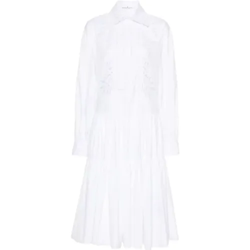 Bright /Ottico Midi Dress , female, Sizes: S, 2XS, L, XS - Ermanno Scervino - Modalova