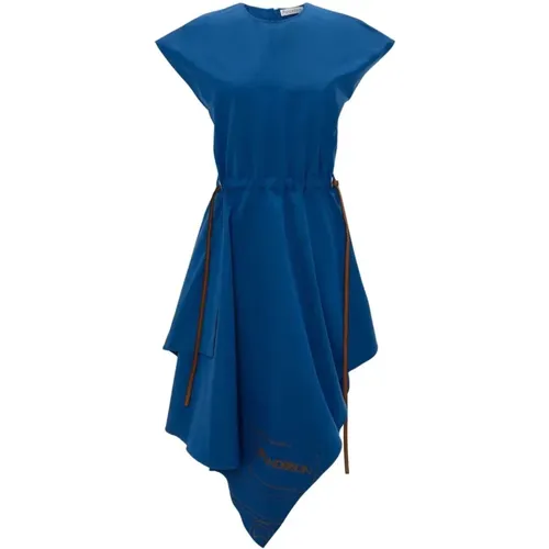 CAP Sleeve Midi Dress , female, Sizes: XS - JW Anderson - Modalova