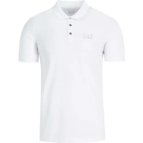 Poloshirt mit kurzen Ärmeln - Emporio Armani EA7 - Modalova