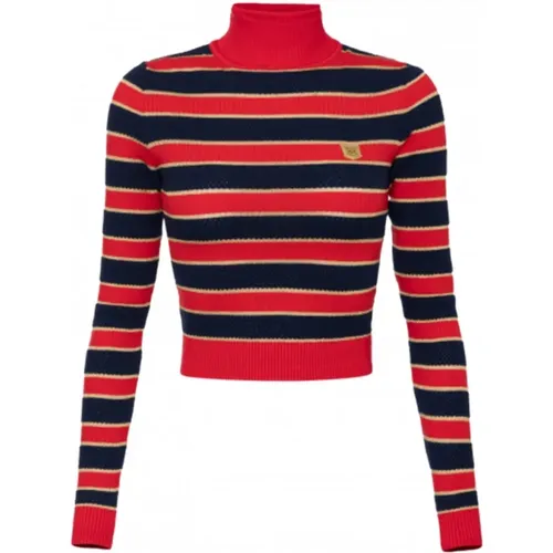 Roter Pullover Mk78q46e2,Rollkragenpullover - Elisabetta Franchi - Modalova