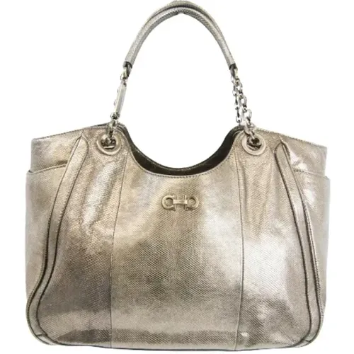 Pre-owned Leather handbags , female, Sizes: ONE SIZE - Salvatore Ferragamo Pre-owned - Modalova