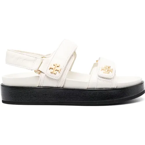 Weiße Kira Low Sports Sandalen , Damen, Größe: 38 EU - TORY BURCH - Modalova