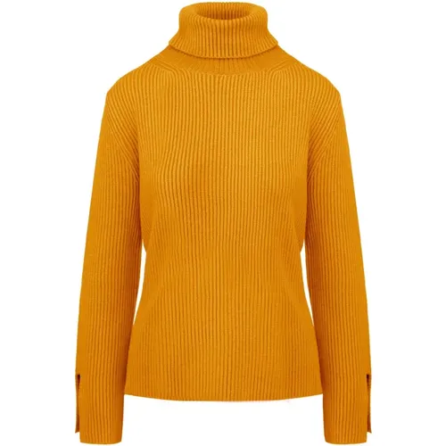 Ribbed Wool Turtleneck Winter Essential , female, Sizes: XS, S, M, L - BomBoogie - Modalova