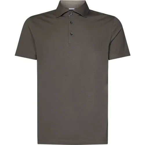 Polo Shirt with Three-Button Closure , male, Sizes: XL, S, L - Malo - Modalova