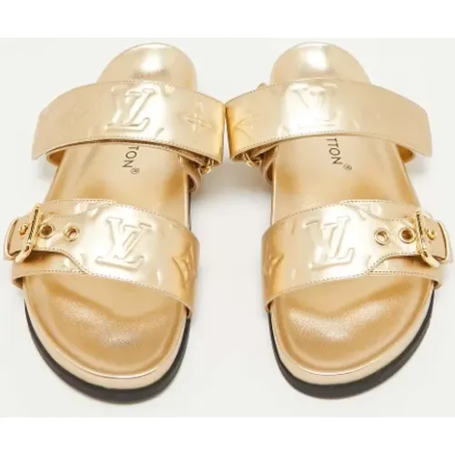 Pre-owned Leather sandals , female, Sizes: 4 UK - Louis Vuitton Vintage - Modalova