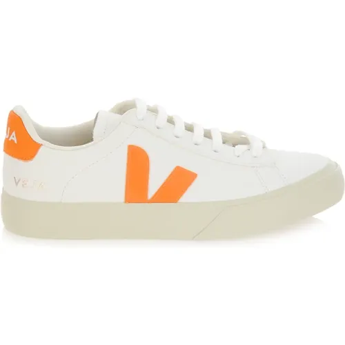 Campo Leder Sneakers in Weiß , Herren, Größe: 43 EU - Veja - Modalova