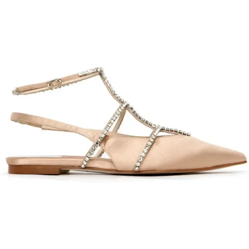 Flat Sandals - Natural Pristina , female, Sizes: 5 UK - Jeffrey Campbell - Modalova