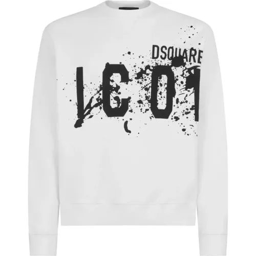 S79Gu0114-S25516 Sweaters/Knitwear , male, Sizes: L, M, XL - Dsquared2 - Modalova