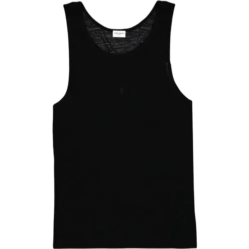 Logo Tanktop , Herren, Größe: L - Saint Laurent - Modalova