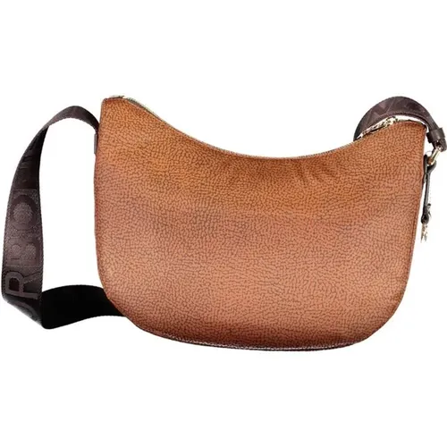 Braune Handtasche mit Verstellbarem Riemen - Borbonese - Modalova