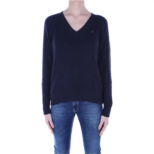 Sweaters , female, Sizes: L, M, S, XL - Tommy Hilfiger - Modalova