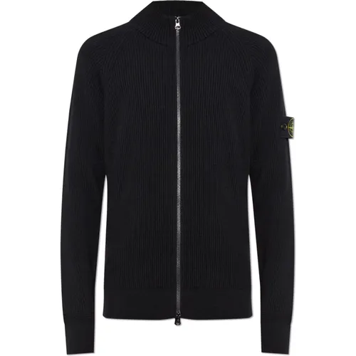 Gerippter Cardigan , Herren, Größe: XL - Stone Island - Modalova