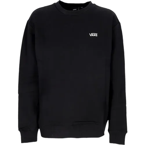 Schwarzer Crewneck Sweatshirt mit V-Stil , Damen, Größe: M - Vans - Modalova