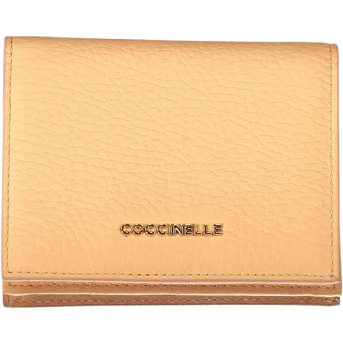 Leather Wallet with Multiple Features , female, Sizes: ONE SIZE - Coccinelle - Modalova