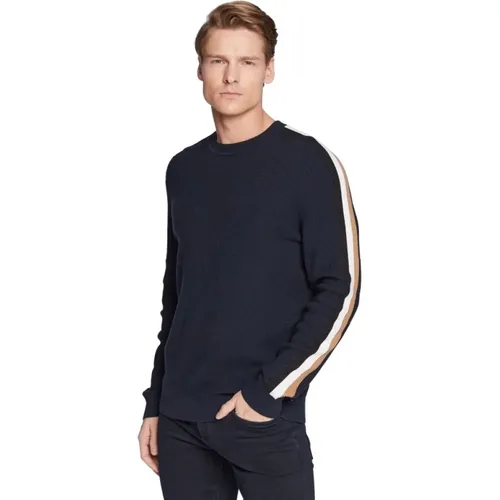 Relaxed Fit Crewneck Sweatshirt , male, Sizes: M, S - Hugo Boss - Modalova