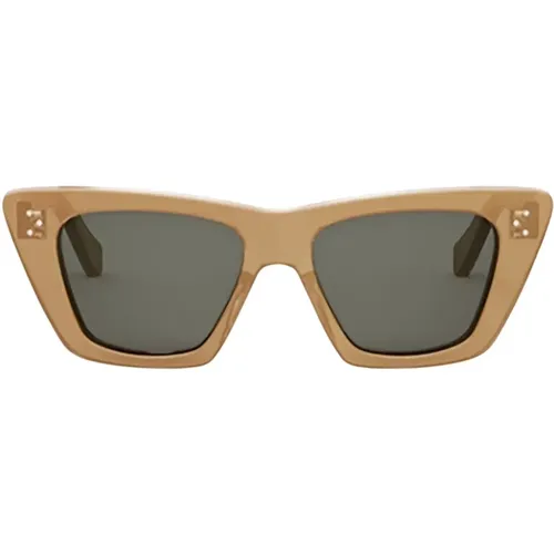 Braune Sonnenbrille für Frauen , Damen, Größe: 51 MM - Celine - Modalova