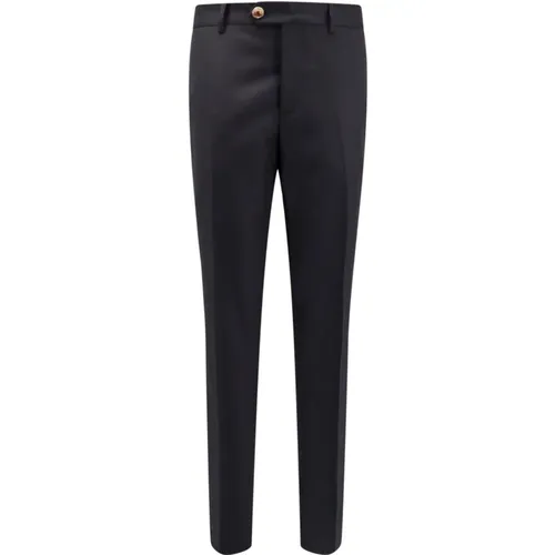 Wool Trousers Zip Button Closure , male, Sizes: M, L, XL - BRUNELLO CUCINELLI - Modalova