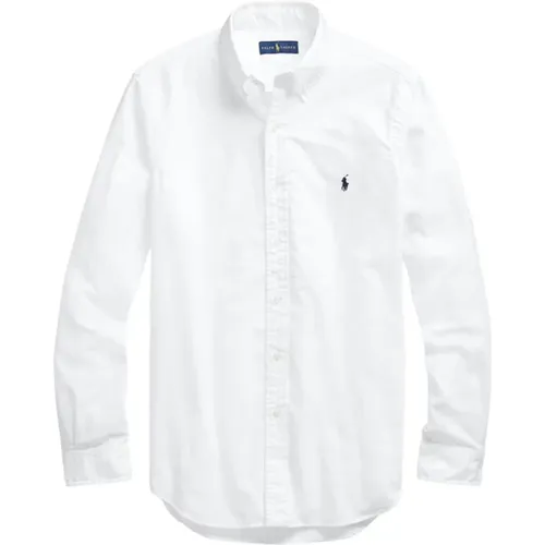 Sportliches Langarm-Polo-Shirt , Herren, Größe: S - Ralph Lauren - Modalova