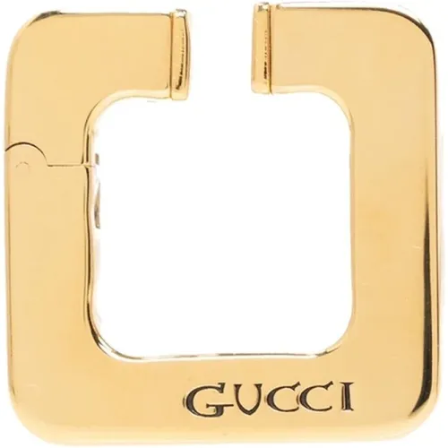 Logo Cuff Earring with Gold Metal Details , female, Sizes: ONE SIZE - Gucci - Modalova