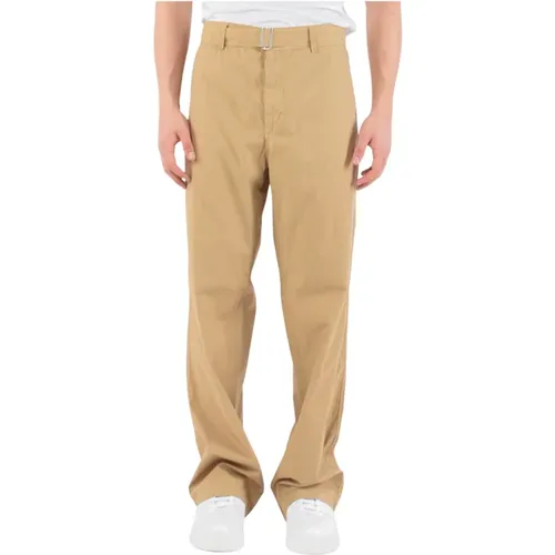 Straight Trousers , male, Sizes: L - N21 - Modalova