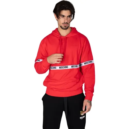 Herren Logo Band Sweatshirt , Herren, Größe: L - Moschino - Modalova