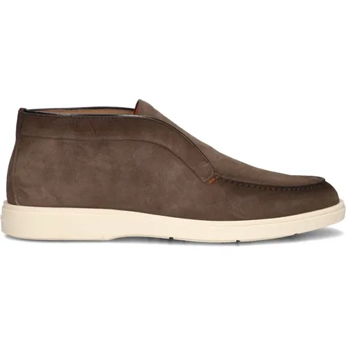 Herren Slip-Ons Sue Klep Instap , Herren, Größe: 43 1/2 EU - Santoni - Modalova