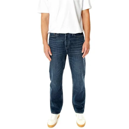 Relaxed Fit Jeans mit mittlerer Leibhöhe , Herren, Größe: W36 L32 - Denham - Modalova