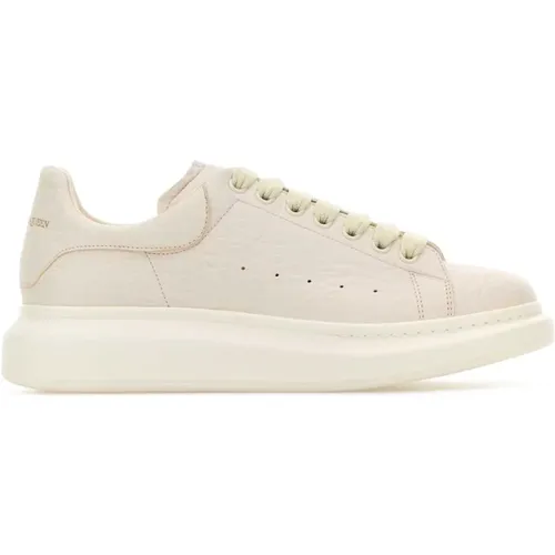 Weiße Ledersneaker mit Absatz , Herren, Größe: 40 EU - alexander mcqueen - Modalova