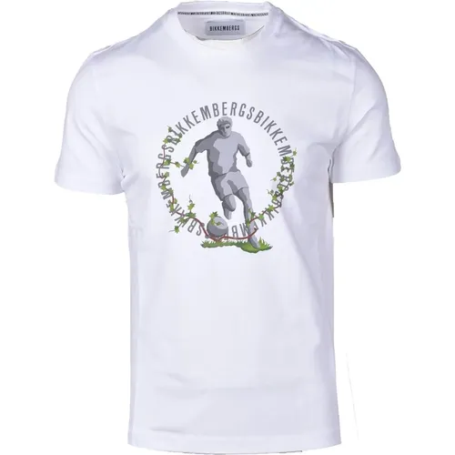 T-Shirts , male, Sizes: L, M, XL, S - Bikkembergs - Modalova
