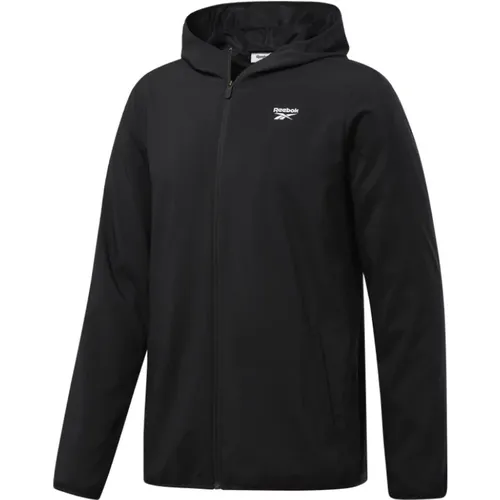 Gewebte Trainingsjacke , Herren, Größe: L - Reebok - Modalova