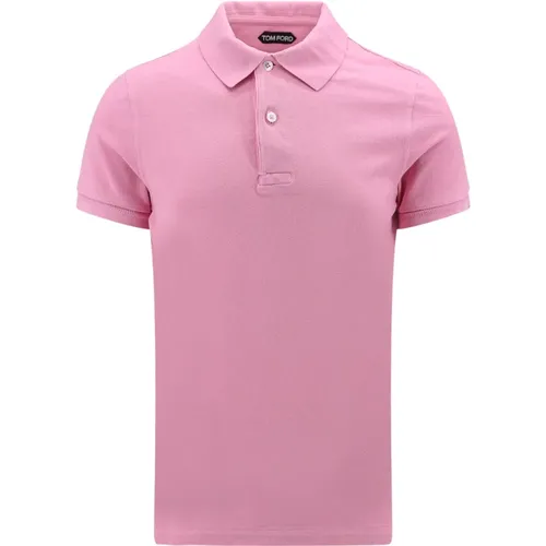 Polo Shirt with Logo Embroidery , male, Sizes: XL - Tom Ford - Modalova
