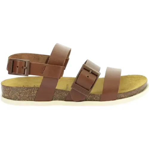 Bequeme Leder Sandalen Kick Alana , Damen, Größe: 37 EU - Kickers - Modalova