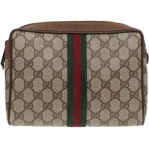 Pre-owned Canvas clutches , female, Sizes: ONE SIZE - Gucci Vintage - Modalova