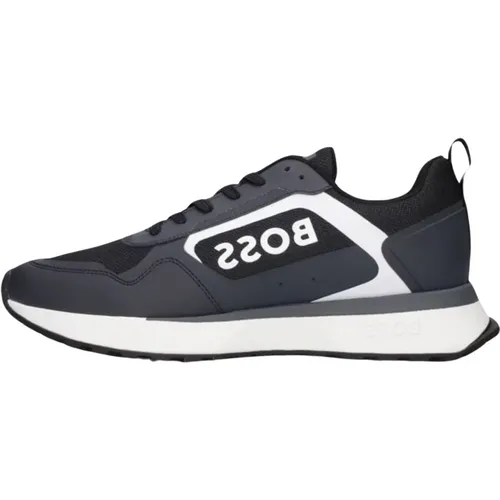 Blaue Low-Top Sneakers Jonah_runn , Herren, Größe: 43 EU - Hugo Boss - Modalova