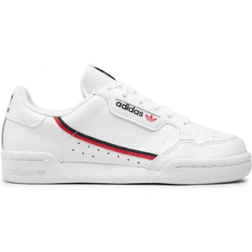 Weiße Leder Continental 80 Sneakers - adidas Originals - Modalova