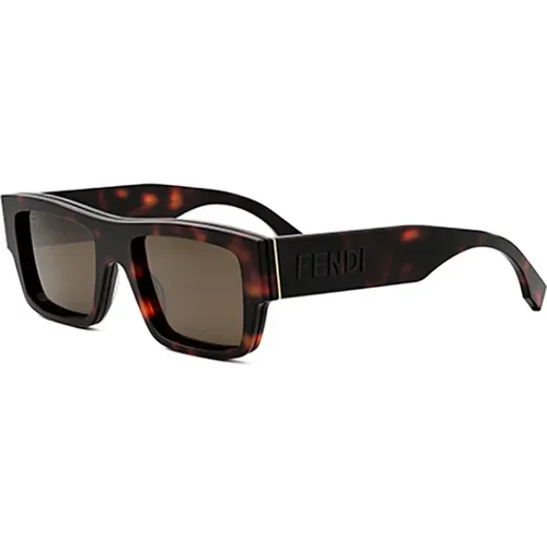 Black Sunglasses Women's Accessories Ss24 , female, Sizes: 53 MM - Fendi - Modalova