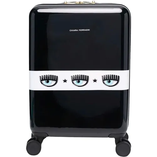 Stylish Trolley with Logo Band , unisex, Sizes: ONE SIZE - Chiara Ferragni Collection - Modalova