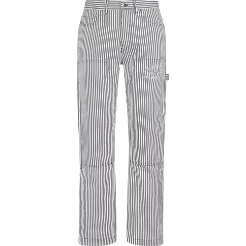 Black Cotton Motors Carpenter Pant , male, Sizes: M, L, XL - Amiri - Modalova