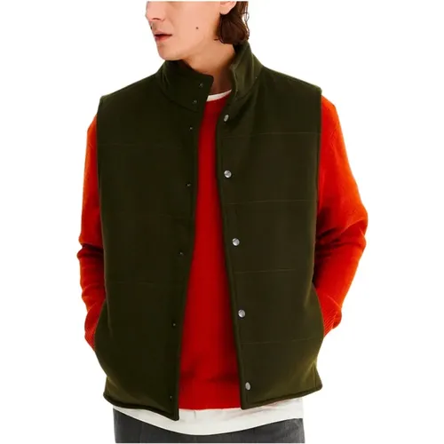 Ärmellose Jacke aus recycelter Wolle , Herren, Größe: 2XS - Noyoco - Modalova