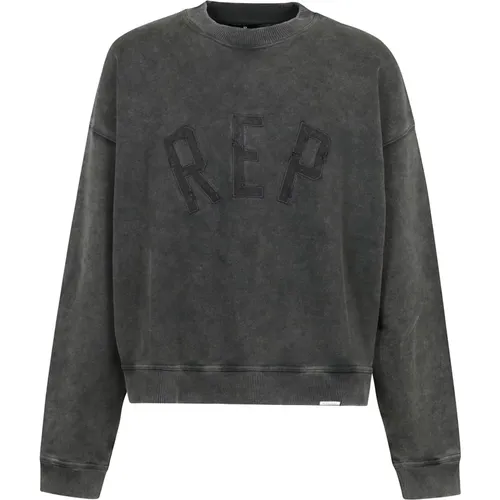 Bestickter Pullover , Herren, Größe: S - REPRESENT - Modalova