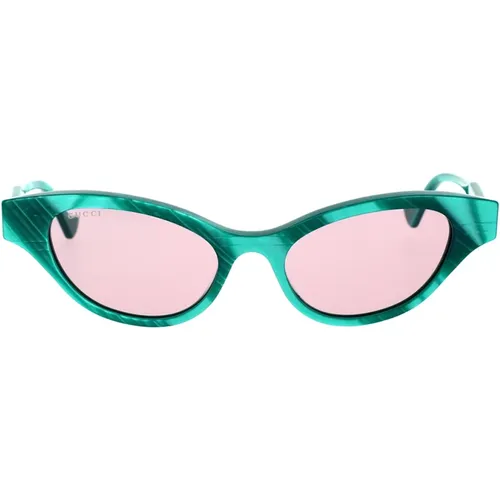 Stylish Sunglasses with Cat-Eye Shape , female, Sizes: 51 MM - Gucci - Modalova
