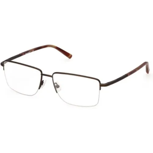 Bronze Frame Stylish Glasses , unisex, Sizes: 60 MM - Timberland - Modalova