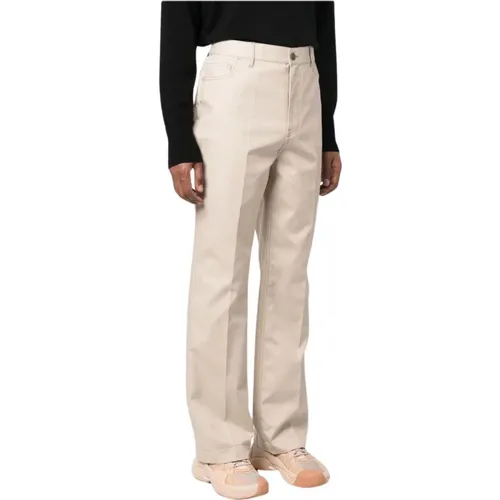 Wide Leg Cotton Trousers , male, Sizes: M, S - Valentino - Modalova