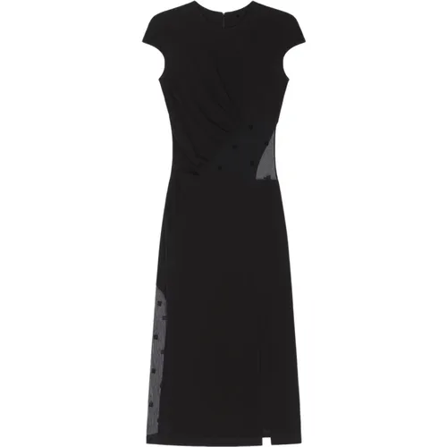Plumetis Asymmetrical Dress , female, Sizes: S, XS - Givenchy - Modalova
