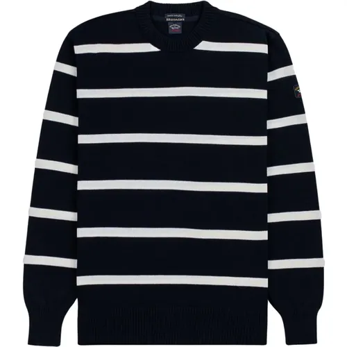 Round neck knitwear , male, Sizes: M - PAUL & SHARK - Modalova