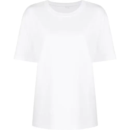 Weiße Shirts mit Puff-Logo , Damen, Größe: M - alexander wang - Modalova